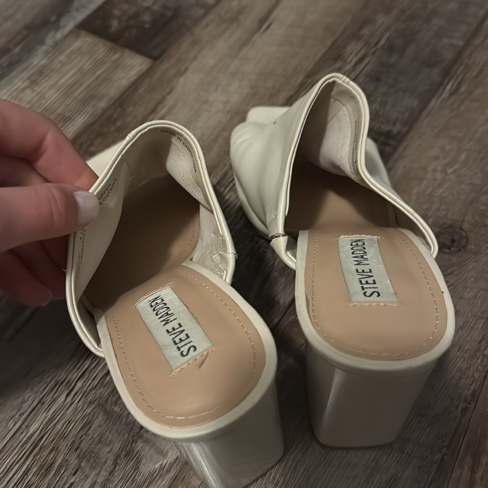 Steve Madden tule block heel size 8.5 - Picture 3 of 8